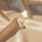 Petite White Blossom Necklace jewellery product view 3