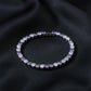 Velvet Purple Luxe Tennis Bracelet jewellery product view 2