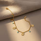 Celestial Clover Nazar Gold Bracelet jewellery product view 6