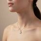 Veloura Diamond Flower Charm Necklace jewellery product view 2