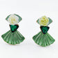 Luxury Blossom Emerald Earrings jewellery product view 6