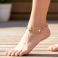 Luxe Bloom Multicolor Gem Anklet jewellery product view 4