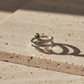 Mystic Emerald Diamond Wrap Ring jewellery product view 3