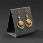 Lavender Luxe Rose Earrings jewellery product view 1