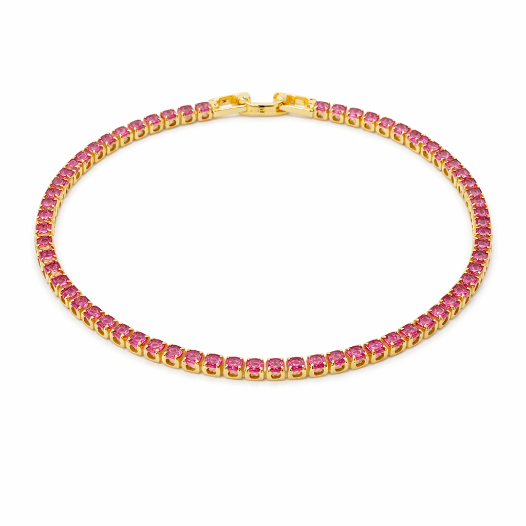 Azure Elegance Diamond Tennis Bracelet jewellery product view 10