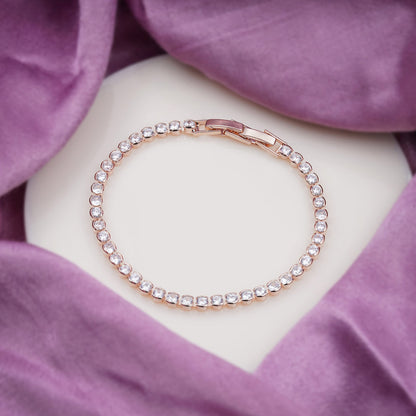 Radiant Line Crystal Bracelet jewellery product view 1