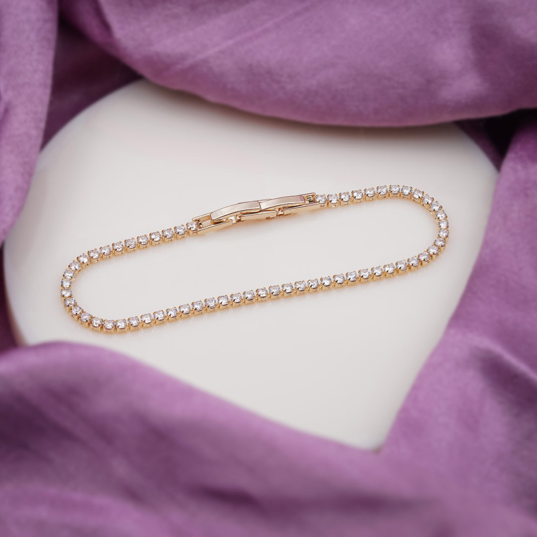 Luxpenny Imperial Glow Tennis Bracelet jewellery product view 5