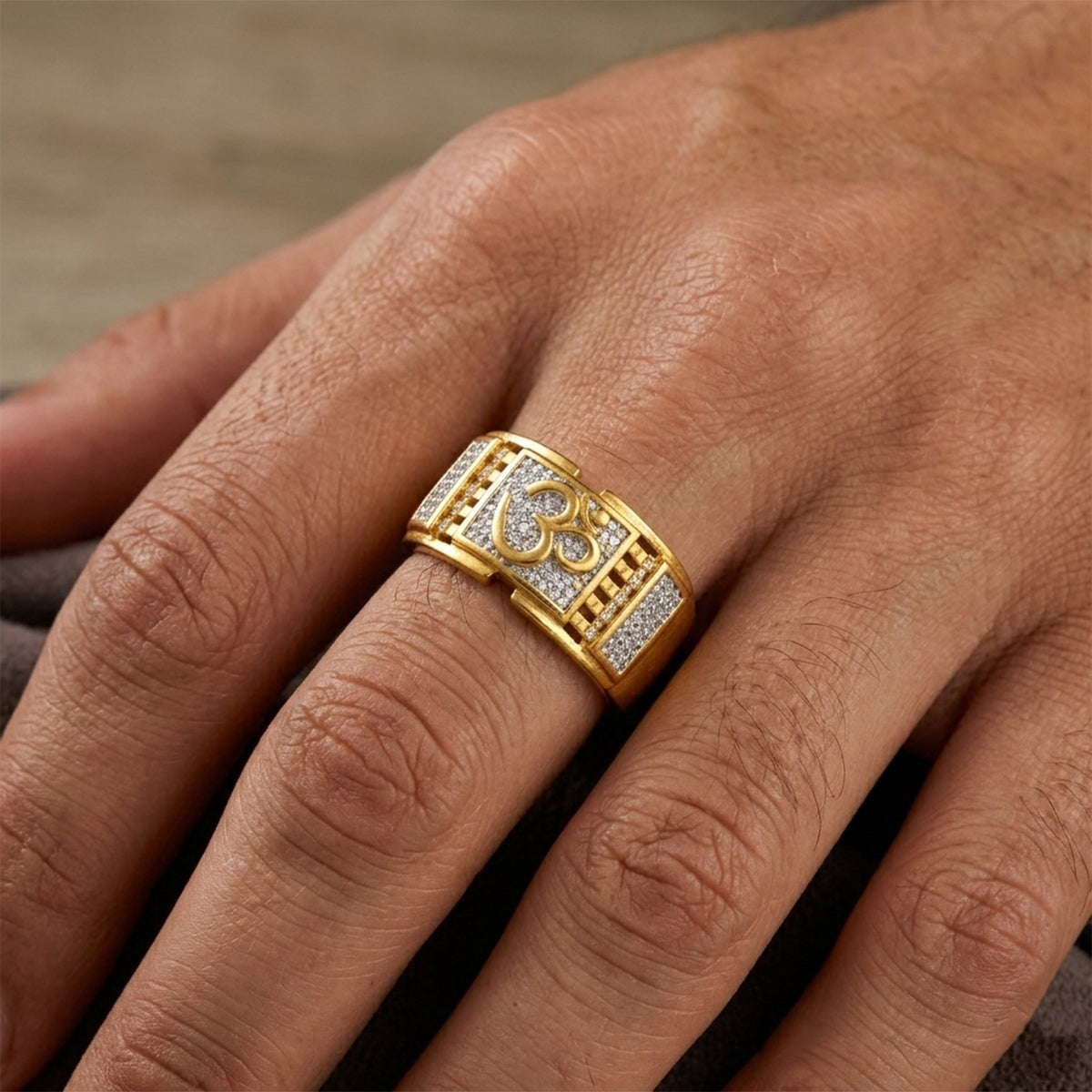Om Raj Ring jewellery product view 7