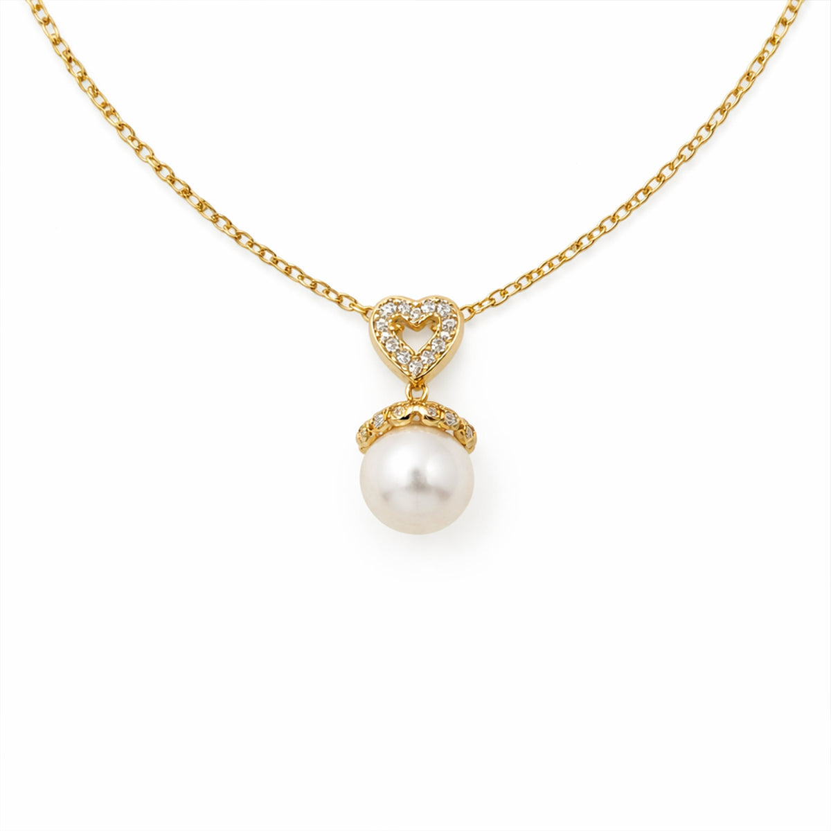 Eternal Love Pearl Necklace jewellery product view 7