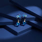 Blue Blossom Dangle Earrings jewellery product view 5