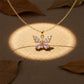Dainty Butterfly Pendant Gold Necklace jewellery product view 3