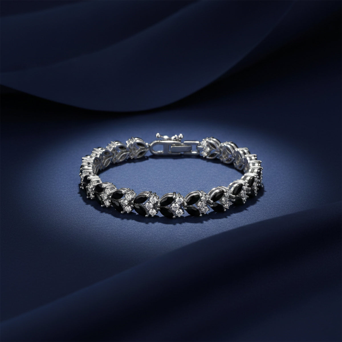 Black Marquise Diamond Luxe Bracelet jewellery product view 1