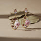 Pink Pearl Elegance Drops Earrings jewellery product view 4