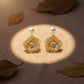 Zeenat Shahi Flower Drop Earrings jewellery product view 4