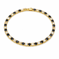 Black & Gold Imperial Tennis Bracelet jewellery product view 6