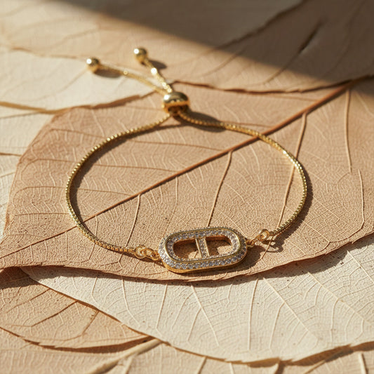 Elara Signature Gold Diamond Bracelet jewellery product view 2