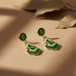 Opaline Green Luxe Earrings jewellery product view 4