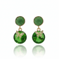 Green Royale Drops Earrings jewellery product view 5