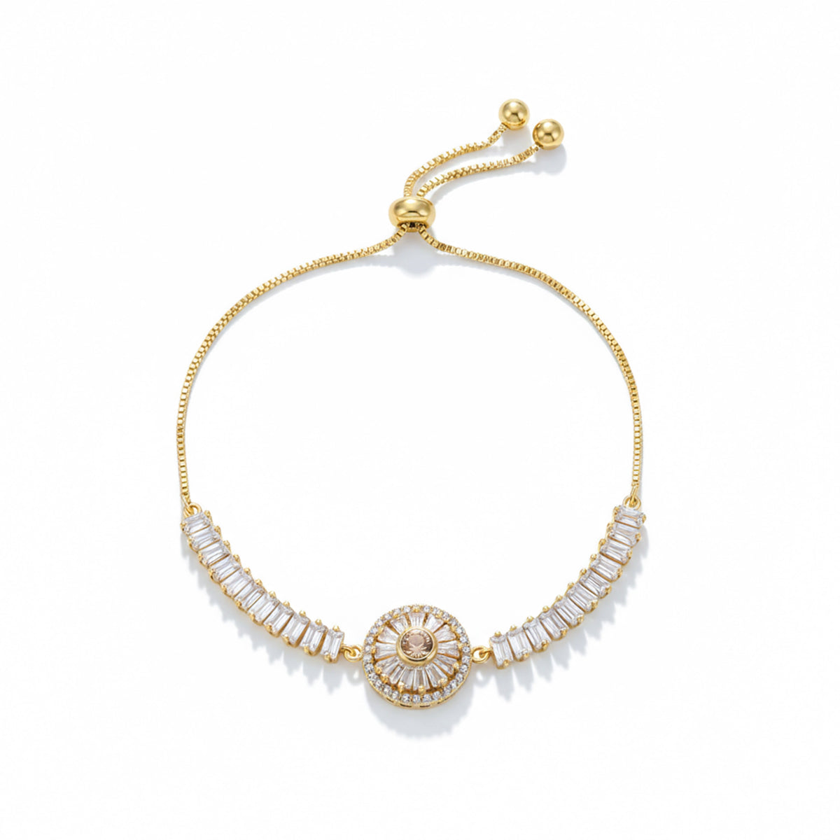 Luxe Orbit Zircon Bracelet jewellery product view 5