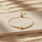 Trinity Diamond Triangle Bracelet jewellery product view 5
