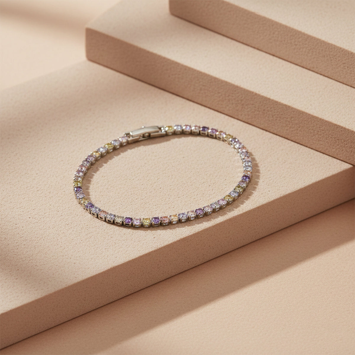 Celestial Prism Tennis Bracelet jewellery product view 1