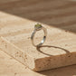 Elite Green Gemstone Halo Ring jewellery product view 4
