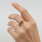 Royal Halo Crystal Gold Ring jewellery product view 4