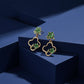 Green Blossom Luxe Earrings jewellery product view 4