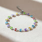 Cute Multicolor Butterfly Chain Anklet jewellery product view 3