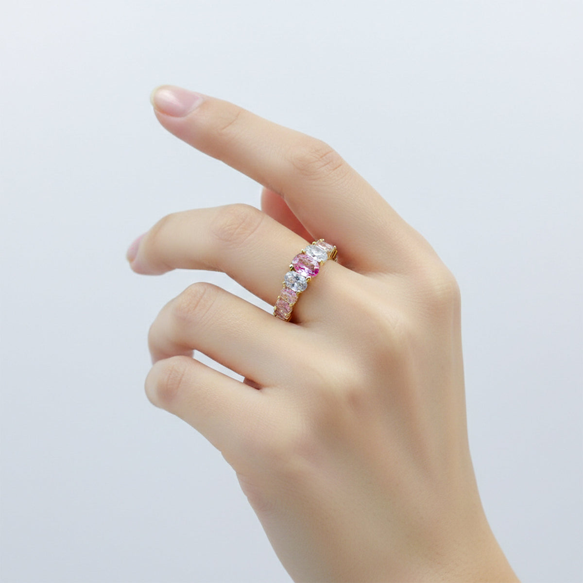 Radiance Multistone Cocktail Ring jewellery product view 1