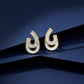 Zircon Arc Statement Earrings jewellery product view 5