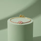 Aurora Bloom Gold Slider Bracelet jewellery product view 3