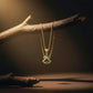 Royal Emerald Drop Necklace jewellery product view 2