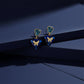 Butterfly Charm Blue Drop Earrings jewellery product view 5