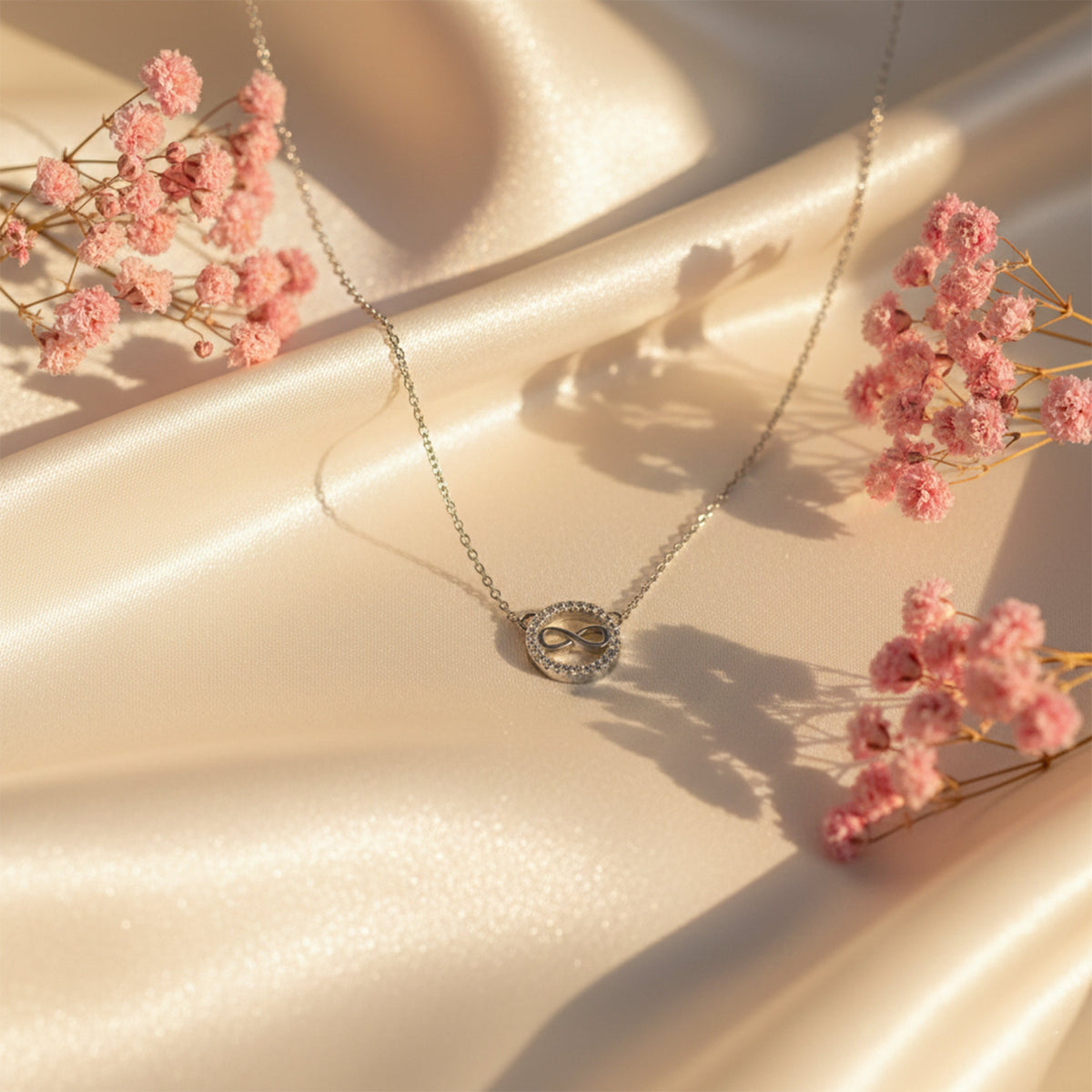 Timeless Infinity Love Pendant Necklace jewellery product view 5