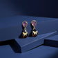 Butterfly Gemstone Drop Earrings jewellery product view 3