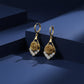 Classic Gold Flower Drop Earrings jewellery product view 5