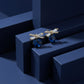 Sapphire Spark Bow Earrings jewellery product view 3