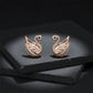 Aurora Grace Swan Earrings jewellery product view 1