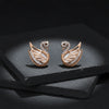 Aurora Grace Swan Earrings jewellery product view 1