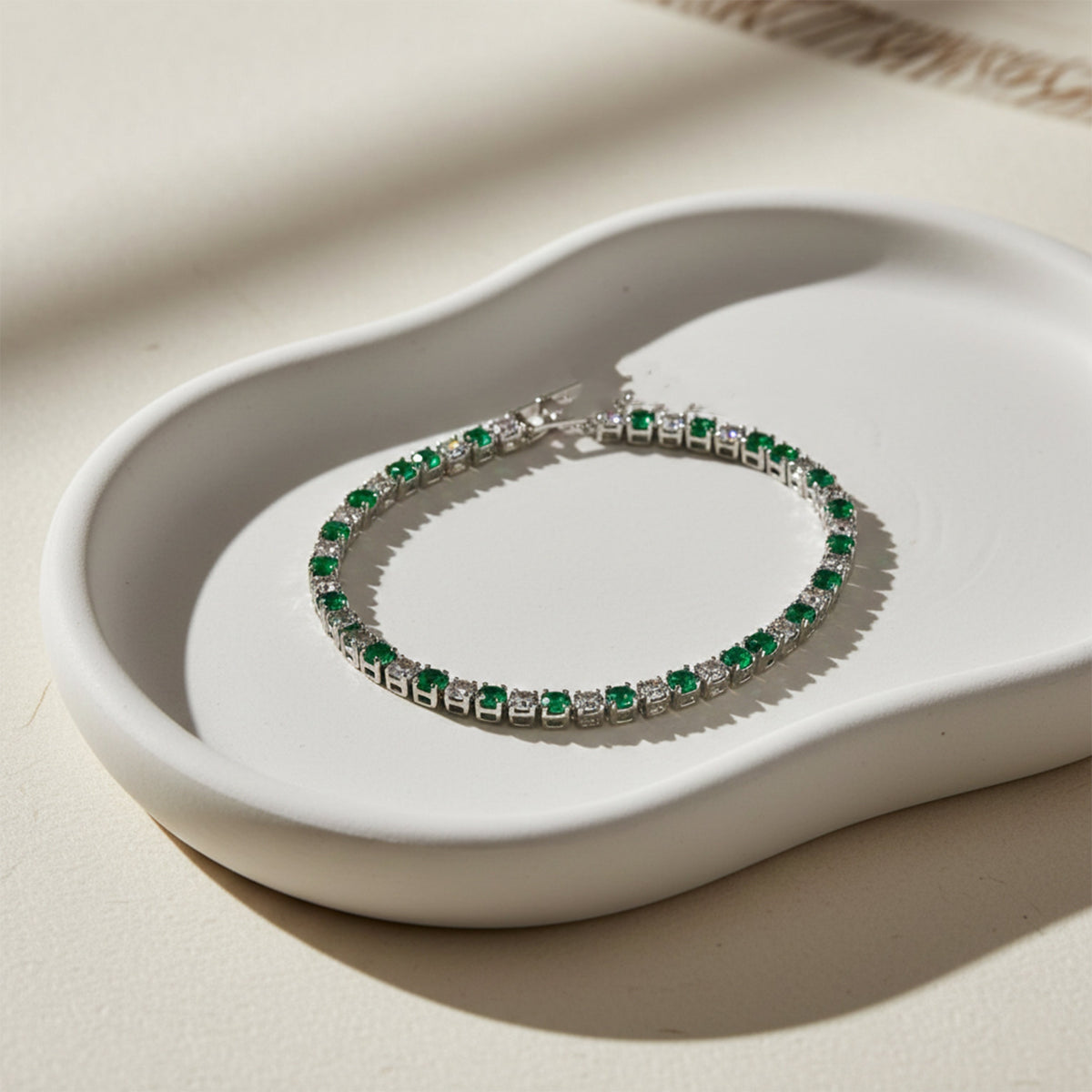 Crown Diamond Tennis Bracelet jewellery product view 4