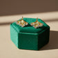 Golden Ginkgo Crystal Earrings jewellery product view 5