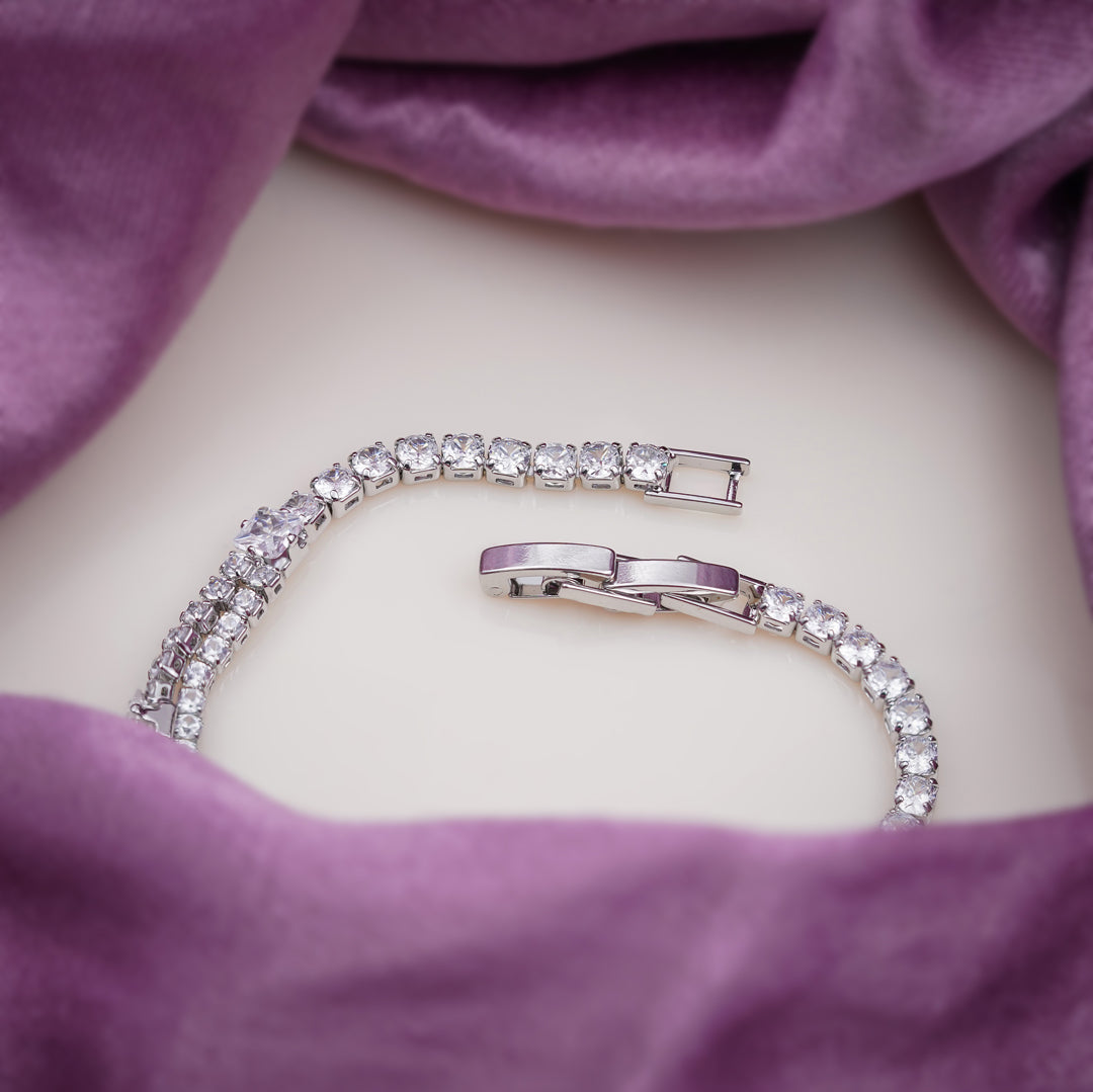 Royal Ice Diamond Tennis Bracelet jewellery product view 6