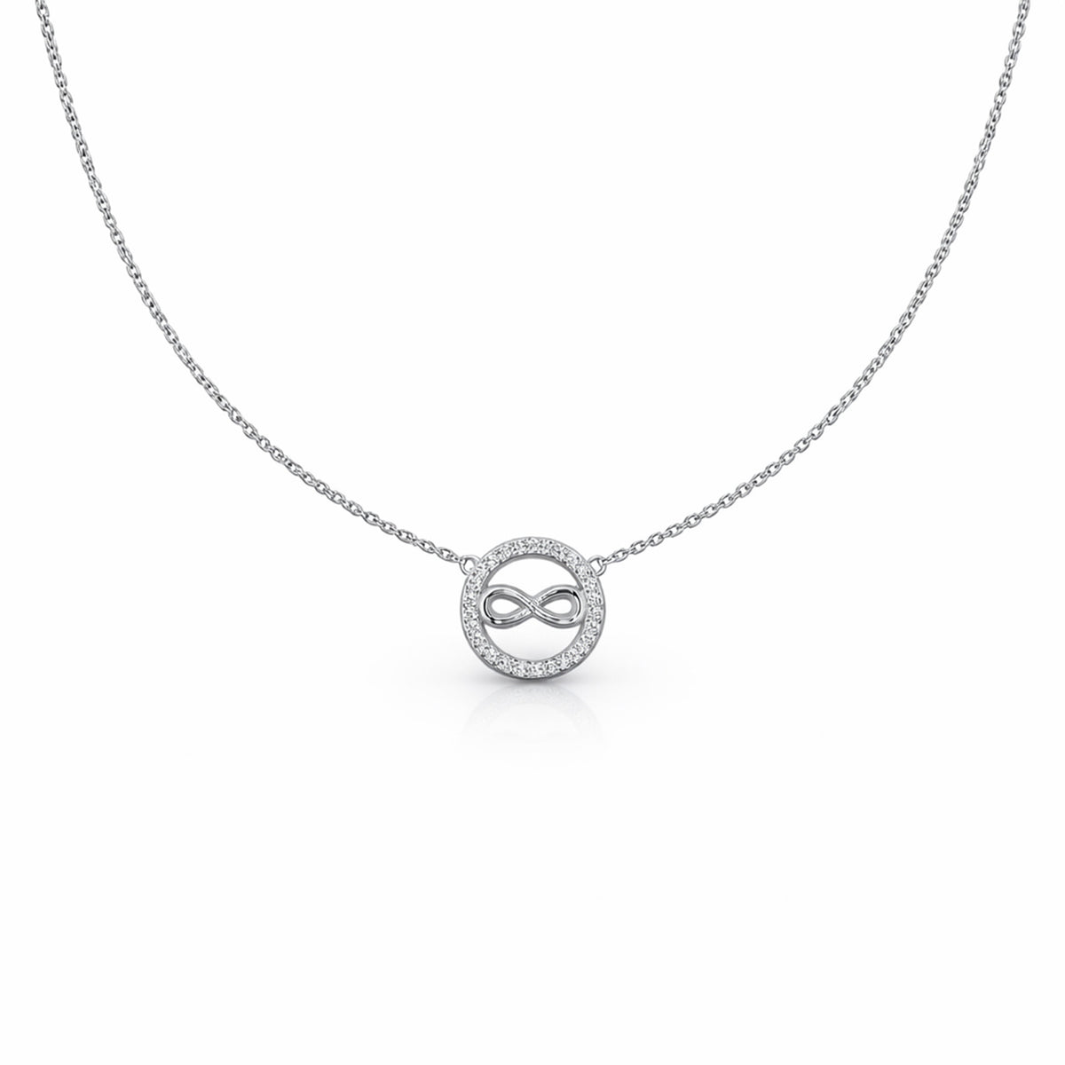 Timeless Infinity Love Pendant Necklace jewellery product view 7