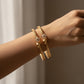 Floral Stone Kada Bangles jewellery product view 3