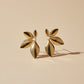 Gold Flower Earrings jewellery product view 11