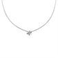 Infinity Cross Diamond Silver Necklace jewellery product view 7