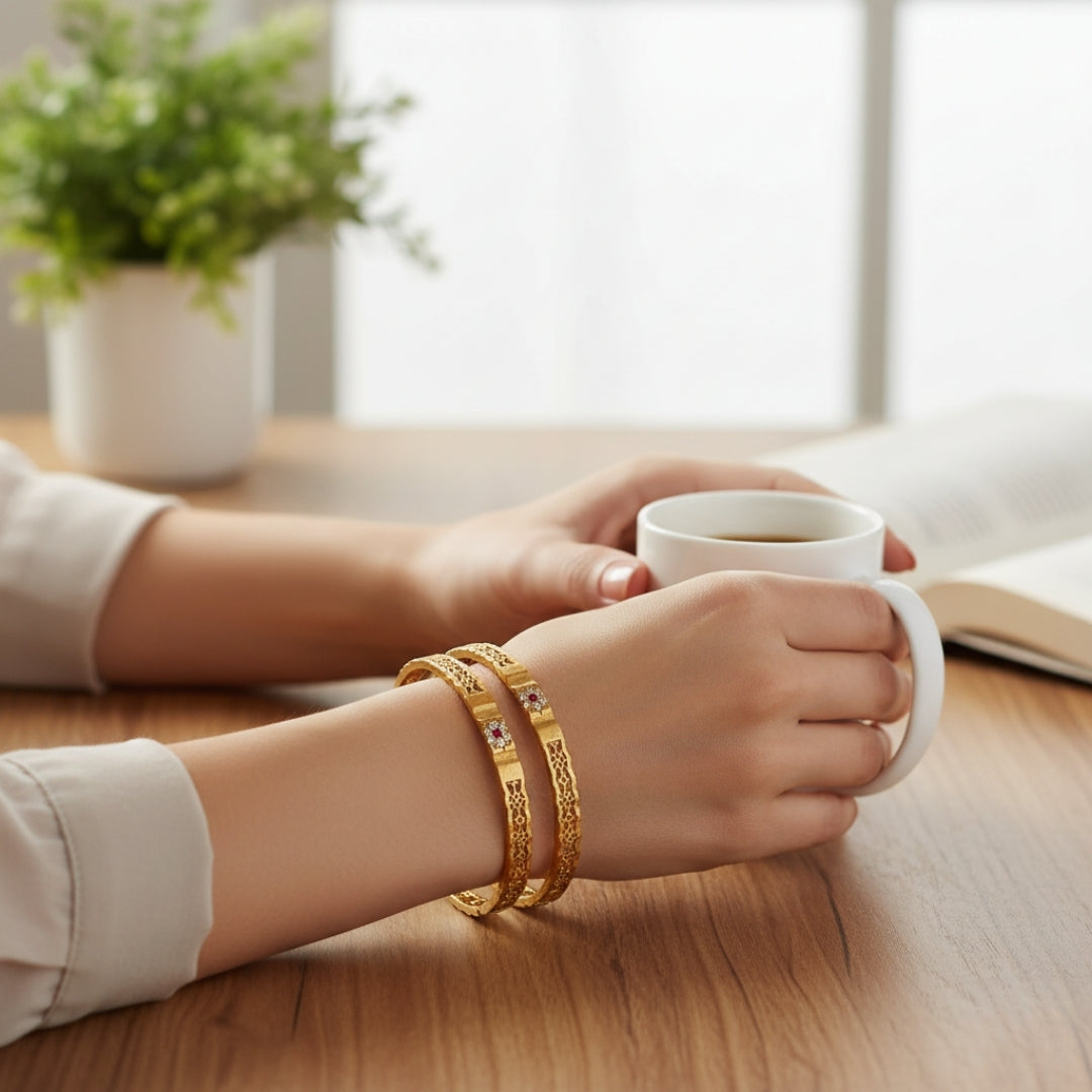 Rani Glow Bangles jewellery product view 4