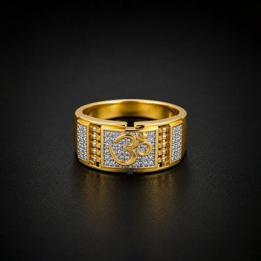 Om Raj Ring jewellery product view 1