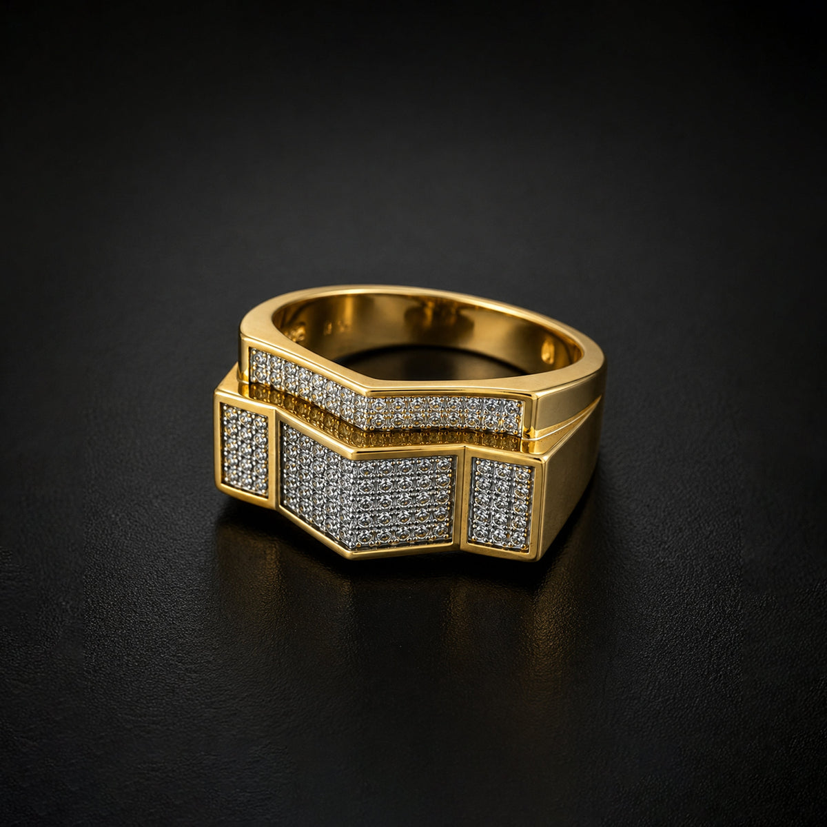Golden Titan Ring jewellery product view 1